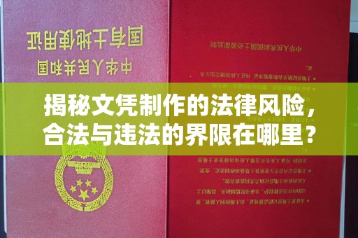 固始揭秘文凭制作的法律风险，合法与违法的界限在哪里？