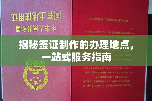 固始揭秘签证制作的办理地点，一站式服务指南