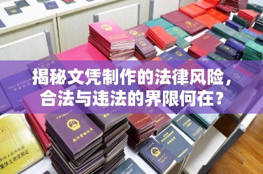 固始揭秘文凭制作的法律风险，合法与违法的界限何在？