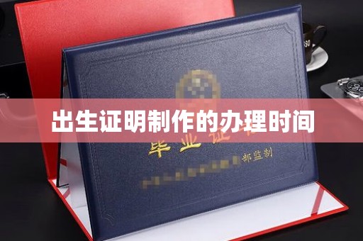 固始出生证明制作的办理时间