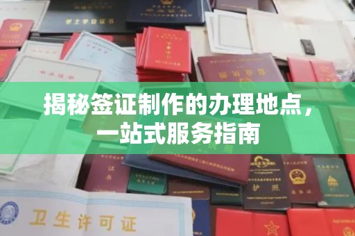固始揭秘签证制作的办理地点，一站式服务指南