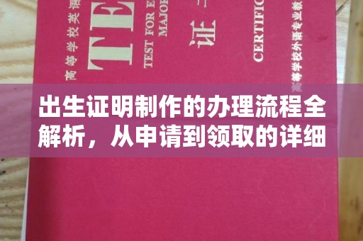 固始出生证明制作的办理流程全解析，从申请到领取的详细指南